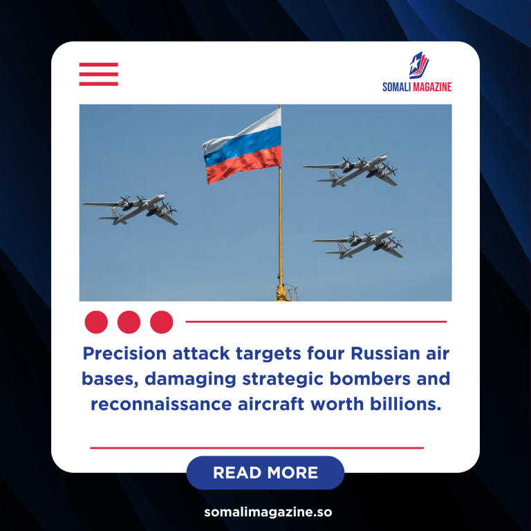 Ukraine’s Drone Strike Destroys Dozens of Russian Warplanes in Major Blow