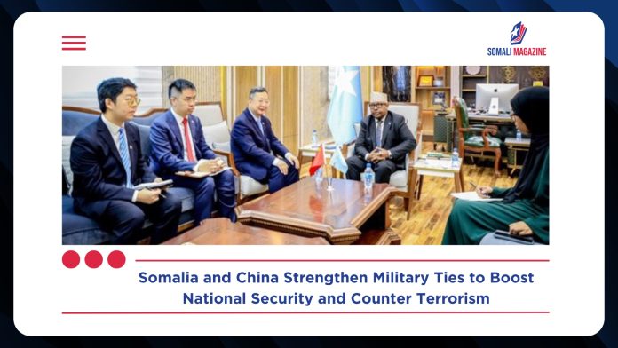 Somali Defense Minister and Chinese Ambassador Deepen Military Cooperation in Mogadishu