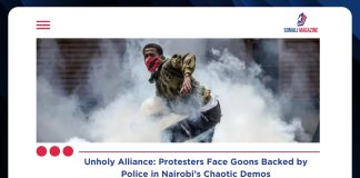 Protesters Clash with Goons Backed by Police in Chaotic Nairobi Demonstrations