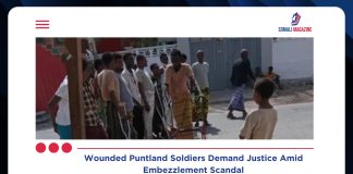 Wounded Puntland Soldiers Accuse Military Support Committee of Embezzlement Amid Growing Outrage