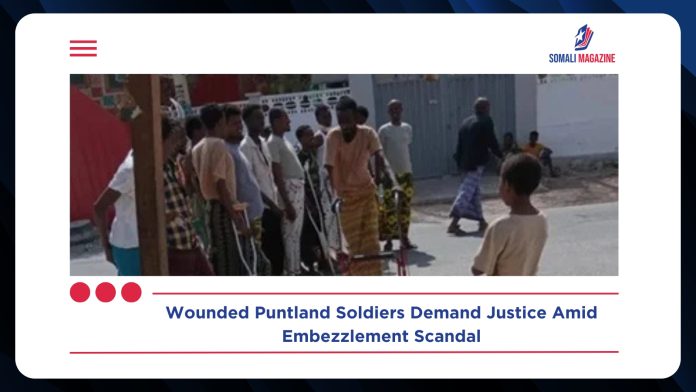 Wounded Puntland Soldiers Accuse Military Support Committee of Embezzlement Amid Growing Outrage