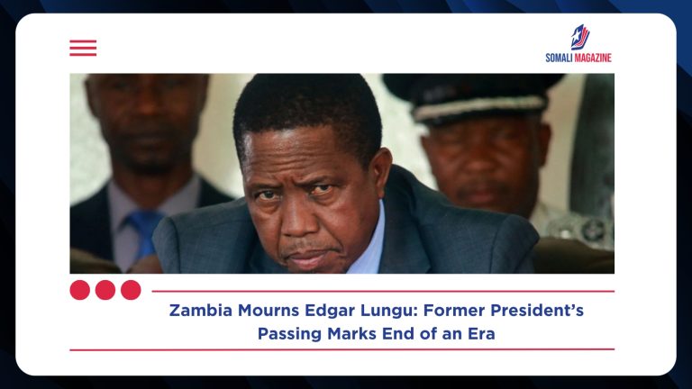 Zambia Mourns Former President Edgar Lungu’s Passing at 68