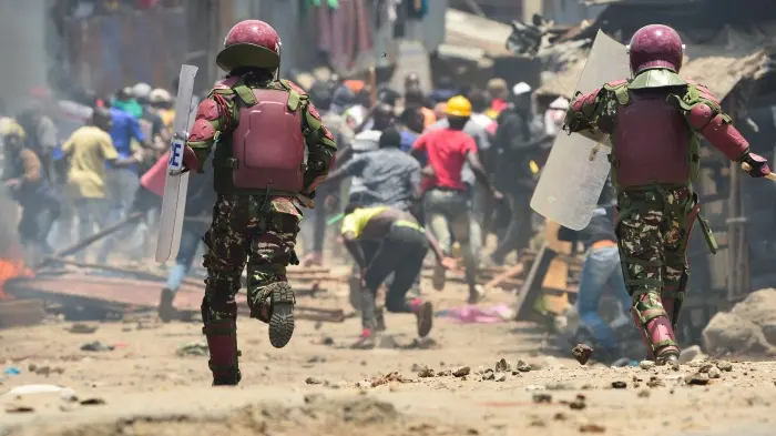Protesters Clash with Goons Backed by Police in Chaotic Nairobi Demonstrations