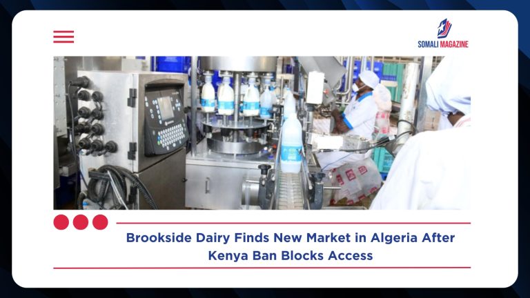 Banned in Kenya, Brookside Dairy Finds Lifeline in Algeria as Export Window Opens
