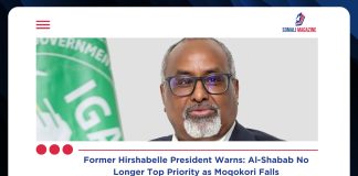 Eliminating Al-Shabab Is No Longer Our Top Priority, Says Former Hirshabelle President Amid Security Setbacks