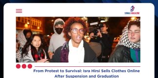Rep. Ilhan Omar’s Activist Daughter Unemployed, Selling Used Clothes 15 Months After Anti-Israel Protest Suspension