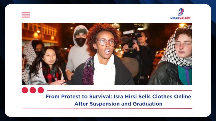 Rep. Ilhan Omar’s Activist Daughter Unemployed, Selling Used Clothes 15 Months After Anti-Israel Protest Suspension
