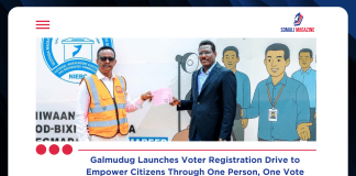 Galmudug State Launches “One Person, One Vote” Voter Registration in Dhusamareb to Kickstart Democratic Transition