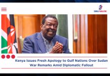 Kenya Apologises to Gulf Countries Again Over Sudan War as Diplomatic Tensions Resurface
