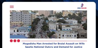 Mogadishu Police Arrest Man Accused of Brutally Assaulting Wife in Deyniile District, Sparking Outrage