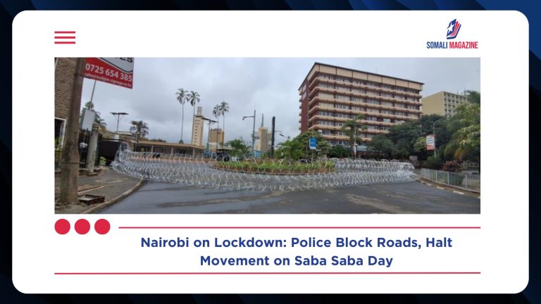 Police Block Roads, Curtail Movement of Kenyans on Saba Saba as Nairobi Grinds to a Halt