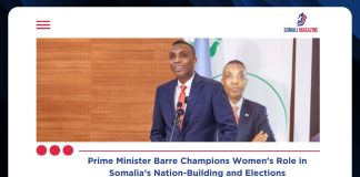 Prime Minister Barre Meets with Women Groups to Highlight Role in Nation-Building and Elections