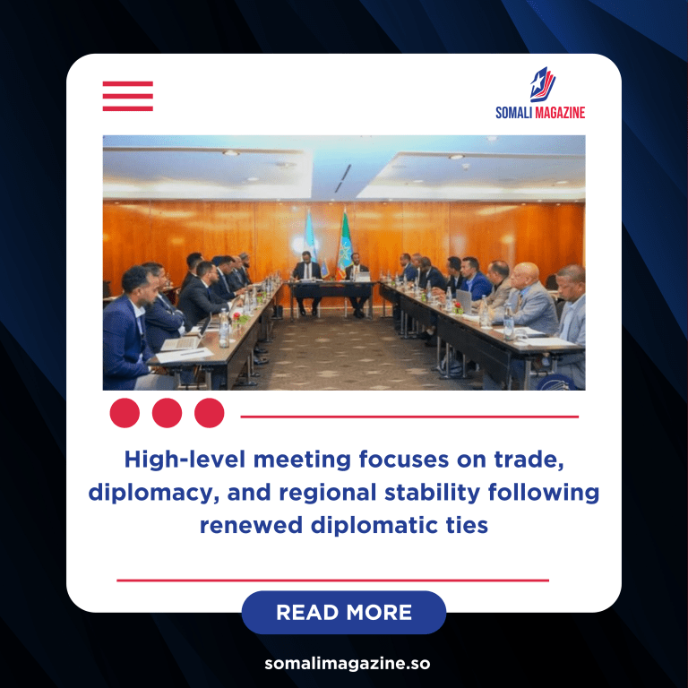 Somalia and Ethiopia Deepen Cooperation in Addis Ababa Talks