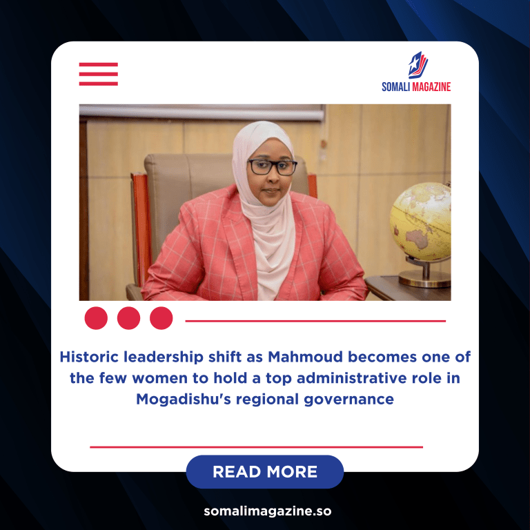 Bilan Bile Mahmoud Appointed Secretary-General of Banadir Region