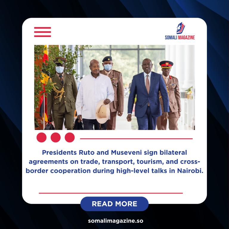 Kenya and Uganda Seal Eight New Deals to Boost Trade, Resolve Disputes, and Strengthen Regional Ties