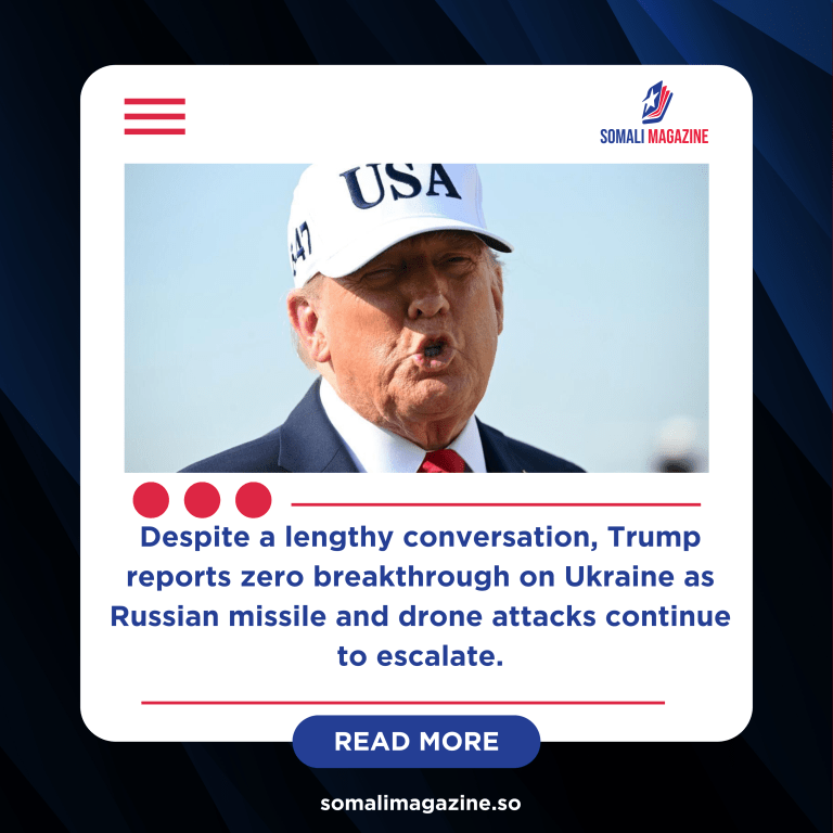Trump Says No Ceasefire Progress After Call with Putin