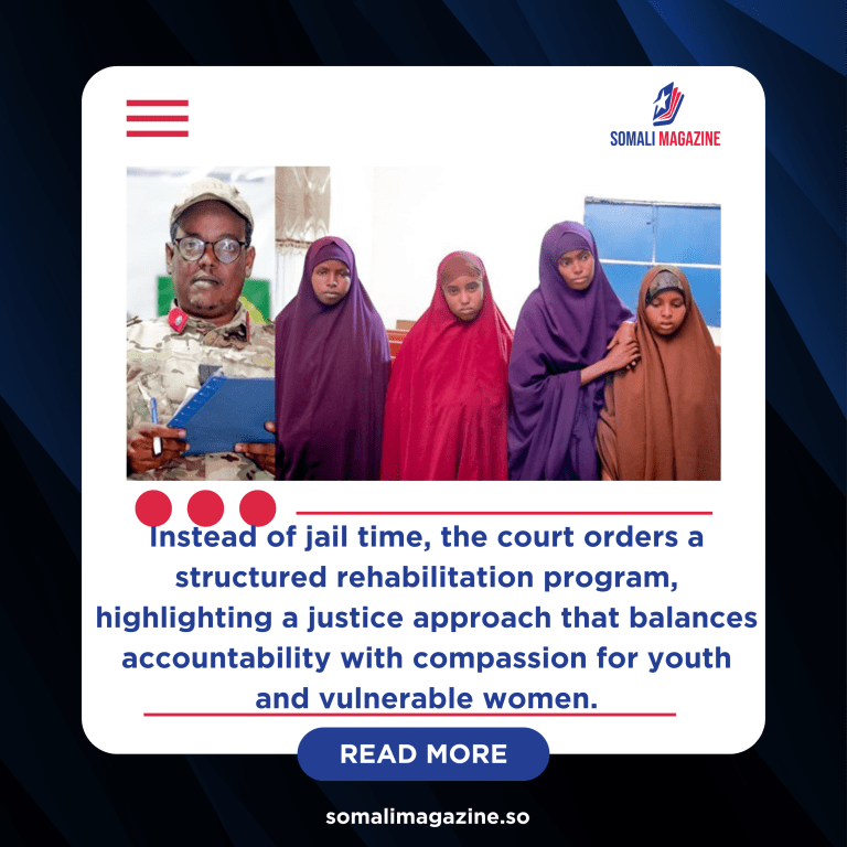 Jubbaland Military Court Sends Four Women to Rehab for Aiding al-Shabaab