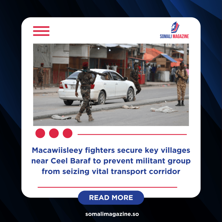 Militias Mobilize to Block Al-Shabab Advance on Strategic Somali Highway