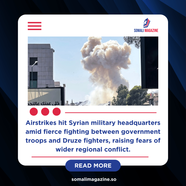 Israel Strikes Damascus as Suwayda Clashes Escalate