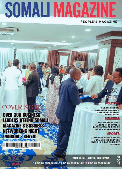 Somali Magazine Issue 52 Cover Story - Over 300 business leaders attend Somali magazine’s Business Networking Night