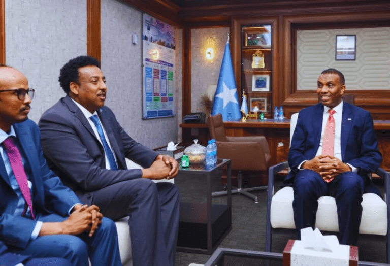 Somali Magazine Issue 52 - Somali PM Welcomes U.S. Lawmaker Samakab Hussein, Highlights Diaspora’s Role in Nation Building