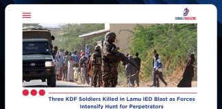 Three KDF Soldiers Killed, Seven Injured in Lamu IED Attack as Security Forces Launch Manhunt