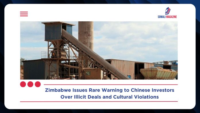 In Rare Public Stance, Zimbabwe Warns Errant Chinese Investors Over Illicit Deals and Cultural Violations