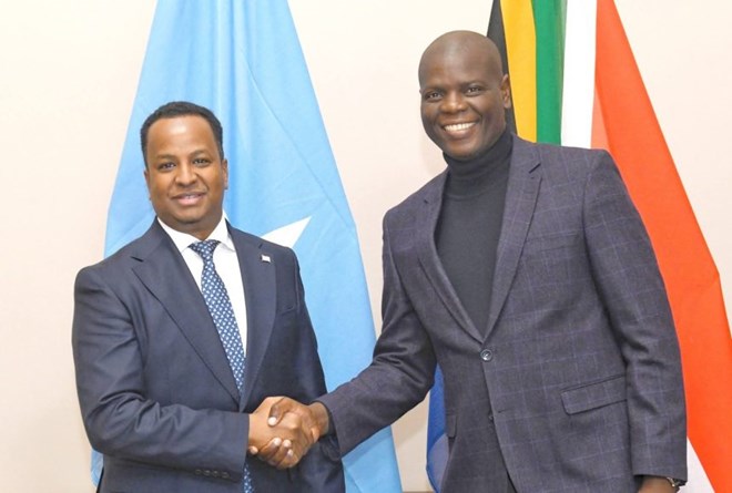 Somalia and South Africa Discuss Strengthening Bilateral Ties in Pretoria to Deepen Strategic Cooperation