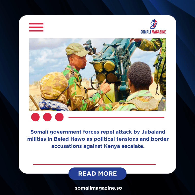 Fresh Clashes in Gedo Leave Two Somali Soldiers Dead