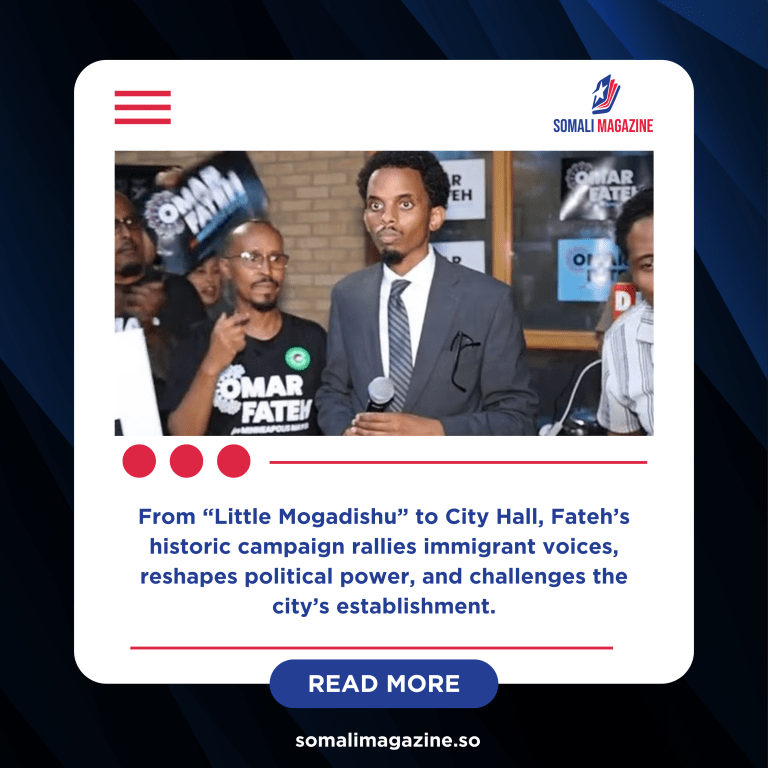 Omar Fateh’s Mayoral Bid Ignites Somali Community in Minneapolis