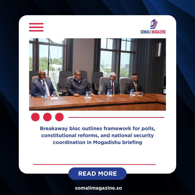 Somali Opposition Leaders and Federal Government Advance Election Deal