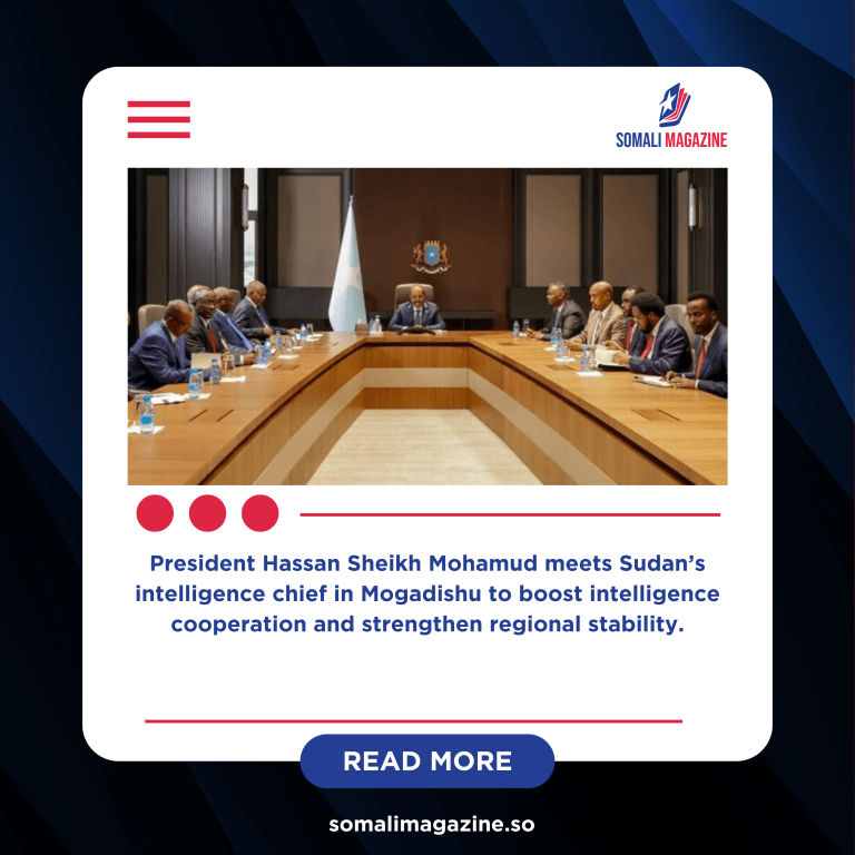 Somalia and Sudan Forge Stronger Security Ties to Tackle Regional Threats