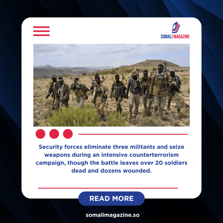Puntland Forces Kill ISIS Fighters in Calmiskaad Mountains Amid Heavy Clashes