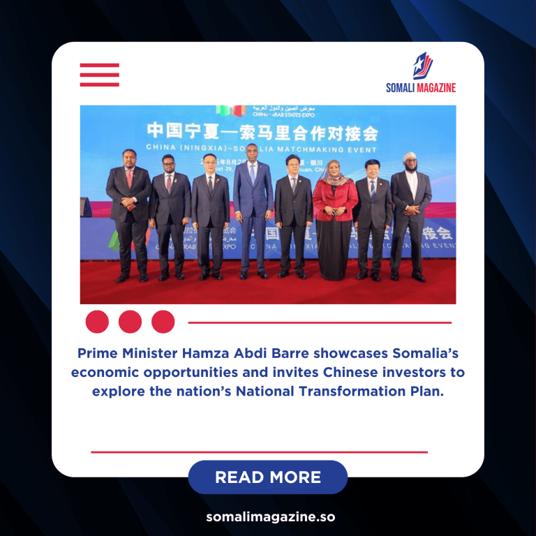 Somalia Strengthens Business Ties with China to Boost Investment