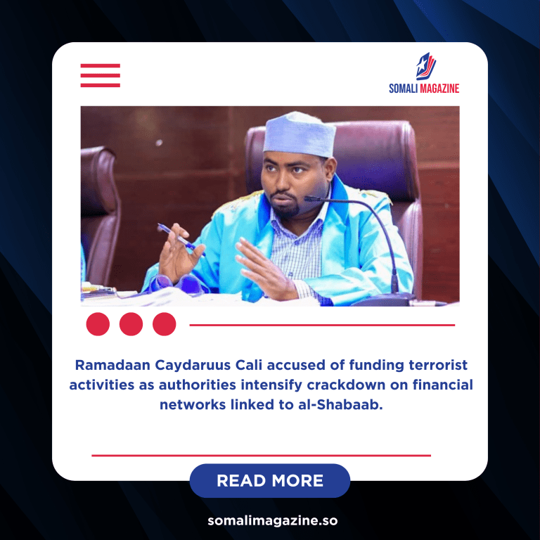 Somali Court Issues Arrest Warrant Over Terrorism Financing Allegations