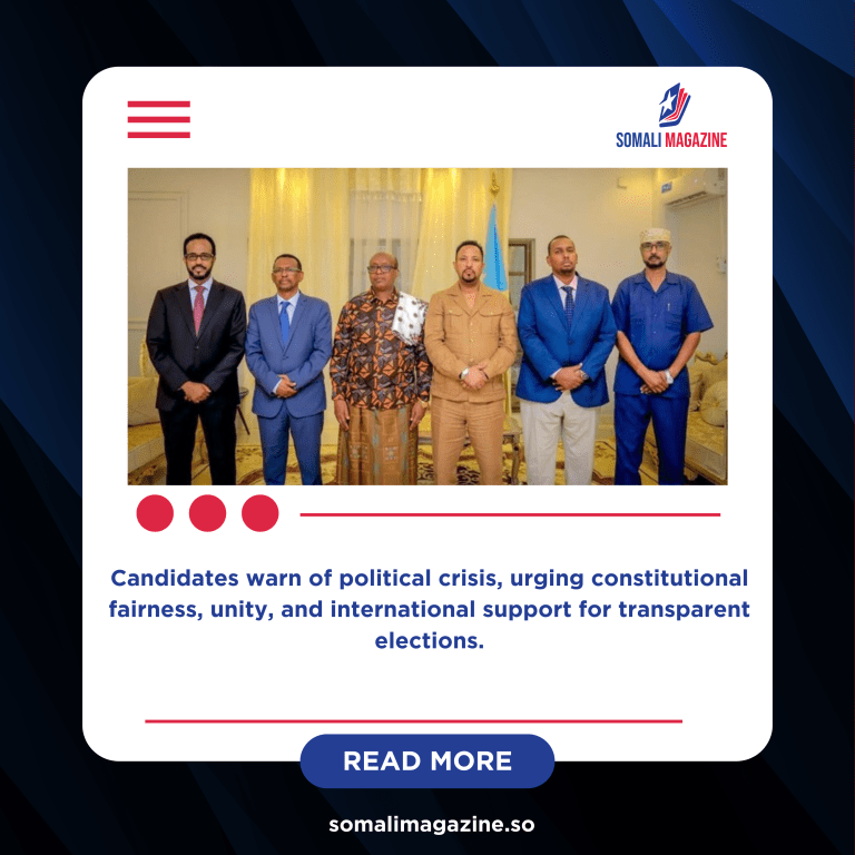 Presidential Hopefuls in Somalia’s Northeastern State Reject Election Process Over Federal Interference