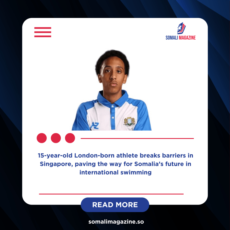 Somalia Makes a Splash: Mustafa Hashim Becomes First Swimmer to Represent Nation at World Aquatics Championships