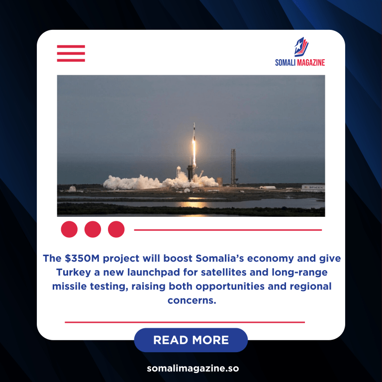 Turkey to Build Africa’s First Spaceport on Somali Coast