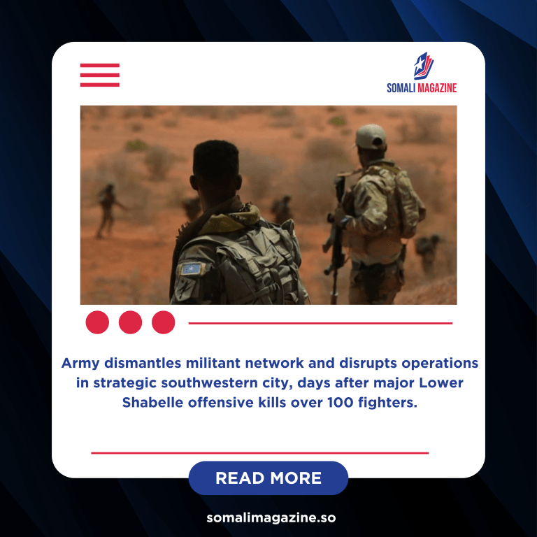 Somali Forces Eliminate Senior Al-Shabaab Leader in Hudur Operation