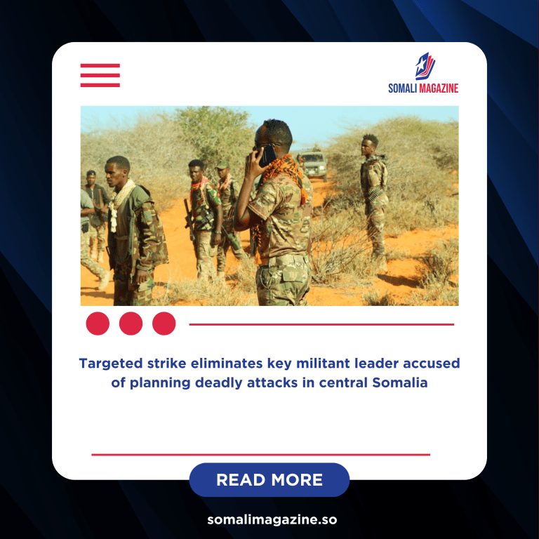 Somali Intelligence Kills Senior al-Shabaab Commander in Hiiraan Operation
