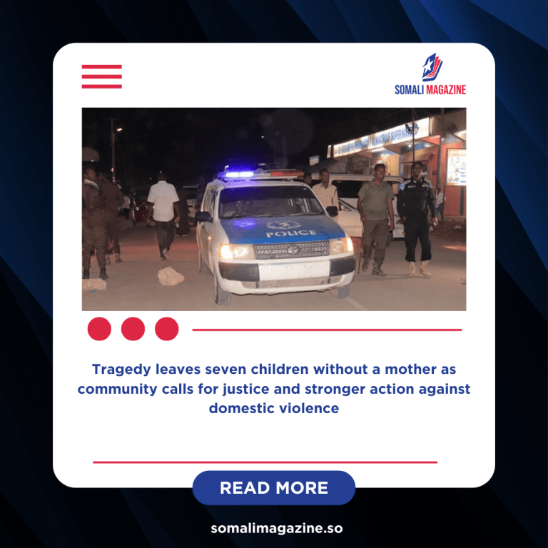 Galdogob Man Arrested for Killing His Wife After Domestic Dispute
