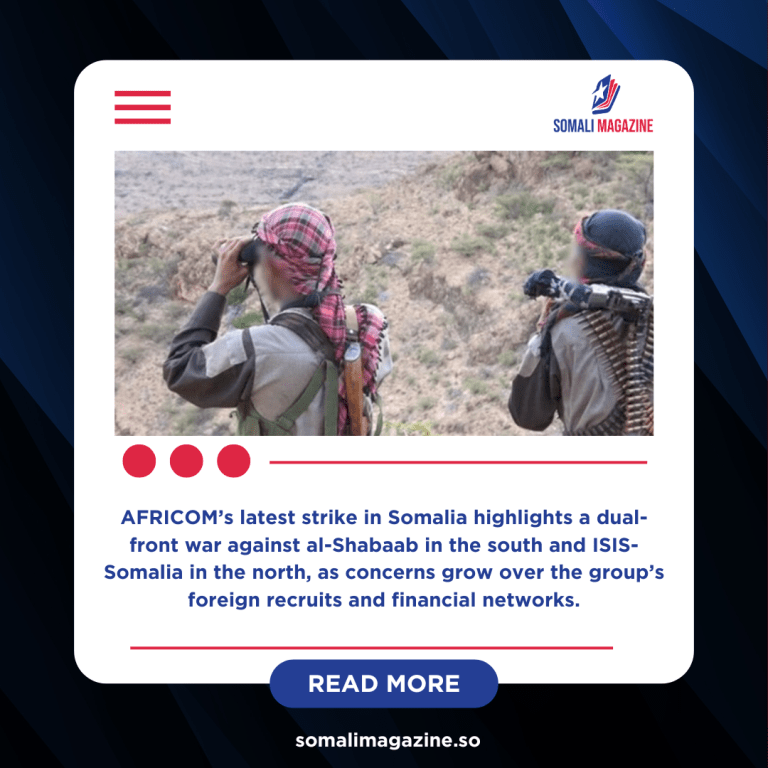 U.S. Airstrike Hits ISIS-Somalia in Puntland Amid Record Strike Pace