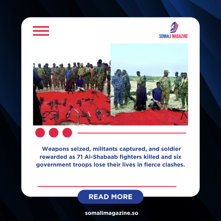 Somali Army Displays Victory in El-Dheer After Deadly Battle