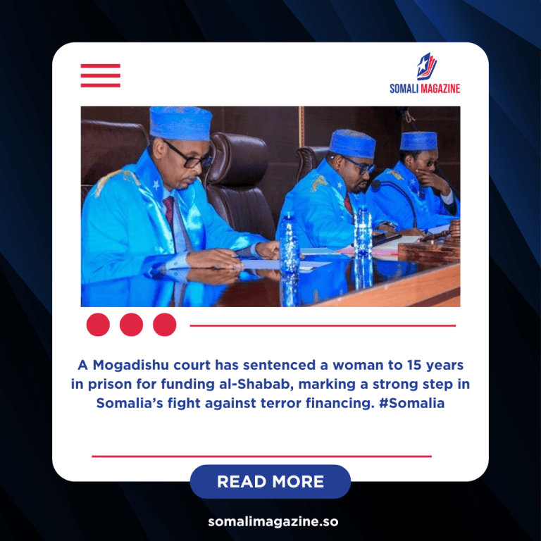 Somali Court Jails Woman for Laundering $1.2 Million to Al-Shabab