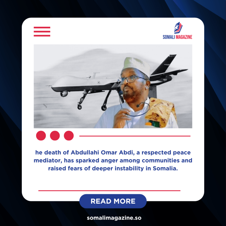 U.S. Airstrike Kills Somali Elder, Igniting Outrage and Calls for Accountability