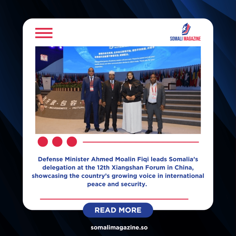 Somalia Strengthens Global Role at Beijing Security Forum