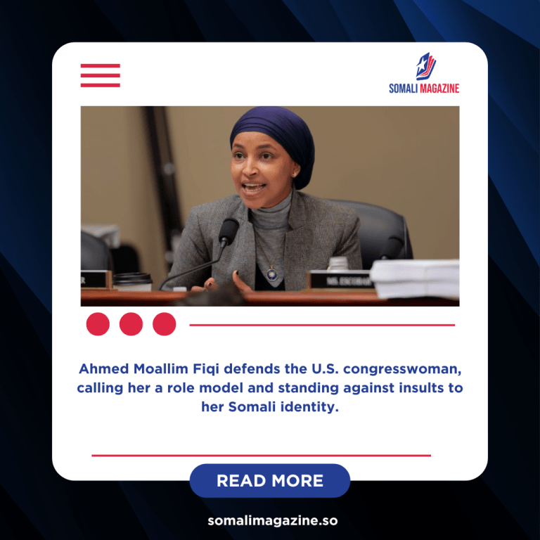 Somali Defense Minister Backs Ilhan Omar After Trump’s Attacks