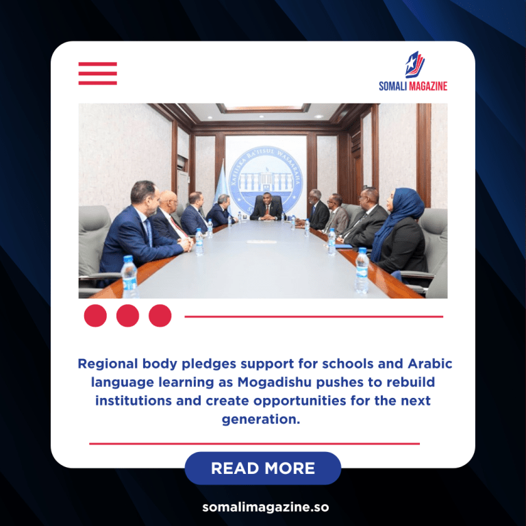 Arab League Backs Somalia’s Education Rebuilding Drive