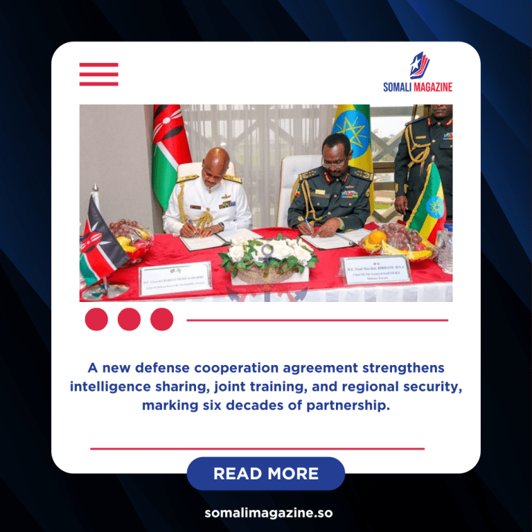 Ethiopia and Kenya Renew Defense Ties with Historic Pact