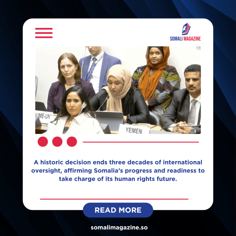 UNHRC Restores Somalia’s Full Human Rights Independence